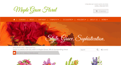 Desktop Screenshot of maplegrovefloral.net