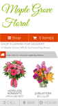 Mobile Screenshot of maplegrovefloral.net